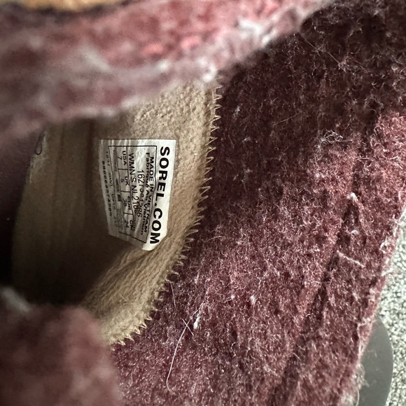 Sorel Tan Suede Ankle Boots with Zipper - Picture 4 of 4